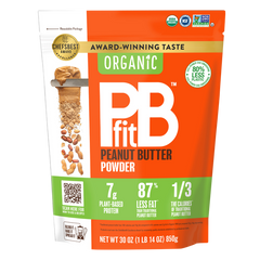 PBfit Organic Peanut Butter Powder, 30 oz