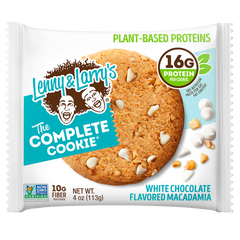 Lenny & Larry's The Complete Cookie, White Chocolate Flavored Macadamia, 4 oz, 12 ct