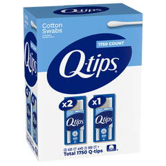 Q-tips Cotton Swabs, 1750 ct