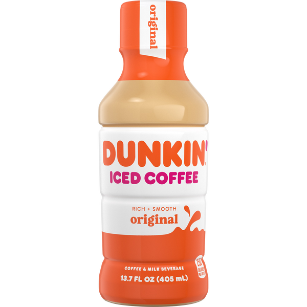 Dunkin' Iced Coffee, Original, 13.7 fl oz, 12 ct