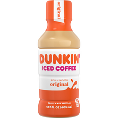 Dunkin' Iced Coffee, Original, 13.7 fl oz, 12 ct