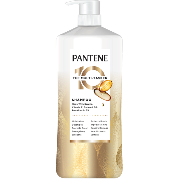 Pantene Multi-Tasker 10 in 1 Shampoo, 38.2 fl oz