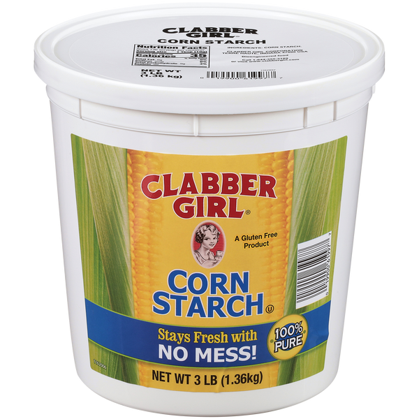 Clabber Girl Corn Starch, 3 lbs