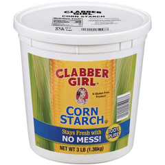 Clabber Girl Corn Starch, 3 lbs