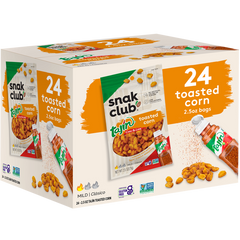 Snak Club Toasted Corn, Tajin Chile & Lime, 2.5 oz, 24 ct