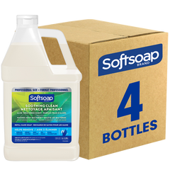 Softsoap Liquid Hand Soap Refill with Aloe Vera, Soothing Clean, 1 Gallon, 4 ct