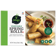 Bibigo Vegetable Spring Rolls, 50 ct