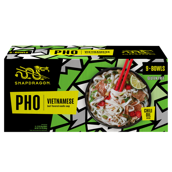 Snapdragon Vietnamese Pho, Beef, 2.7 oz, 9 ct