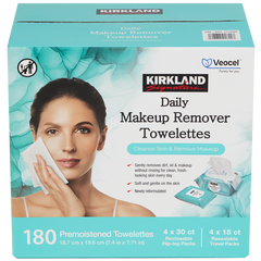 Kirkland Signature Daily Makeup Remover Towelettes, 180 ct