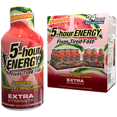 5-hour Energy Shot, Extra Strength, Watermelon, 1.93 fl oz, 24 ct