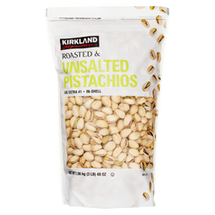 Kirkland Signature In-Shell Pistachios, Roasted and Unsalted, 3 lbs