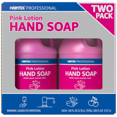 Maintex Professional Pink Lotion Hand Soap, Cherry Scent, 128 fl oz, 2 ct