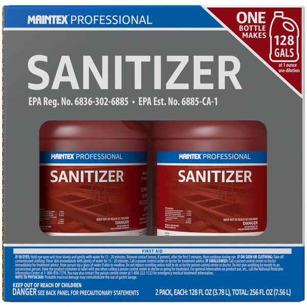 Maintex Professional Sanitizer, 128 fl oz, 2 ct