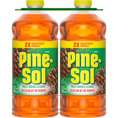 Pine-Sol Multi-Surface Cleaner, 2X Concentrated, Original, 60 fl oz, 2 ct