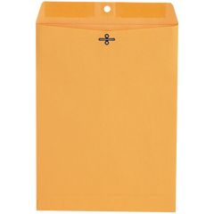 Universal Clasp Envelope, 9” x 12”, Brown Kraft, 100 ct