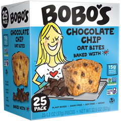 Bobo’s Oat Bites, Chocolate Chip, 1.3 oz, 25 ct