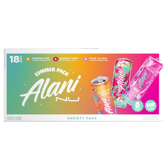 Alani Nu Energy Drink, Summer Pack, 12 oz, 18 ct