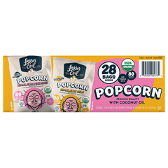 LesserEvil Organic Popcorn, Variety Pack, 0.65 oz, 28 ct