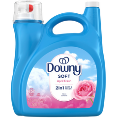 Downy Soft 2 in 1 Liquid Fabric Softener, HE Compatible, April Fresh, 150 fl oz