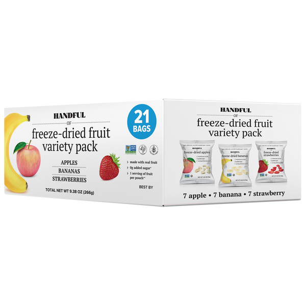 Handful of Freeze-Dried Fruit, Variety Pack, 21 ct