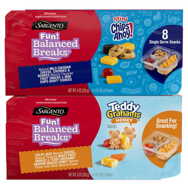 Sargento Fun! Balanced Breaks, Variety Pack, 2 oz, 8 ct