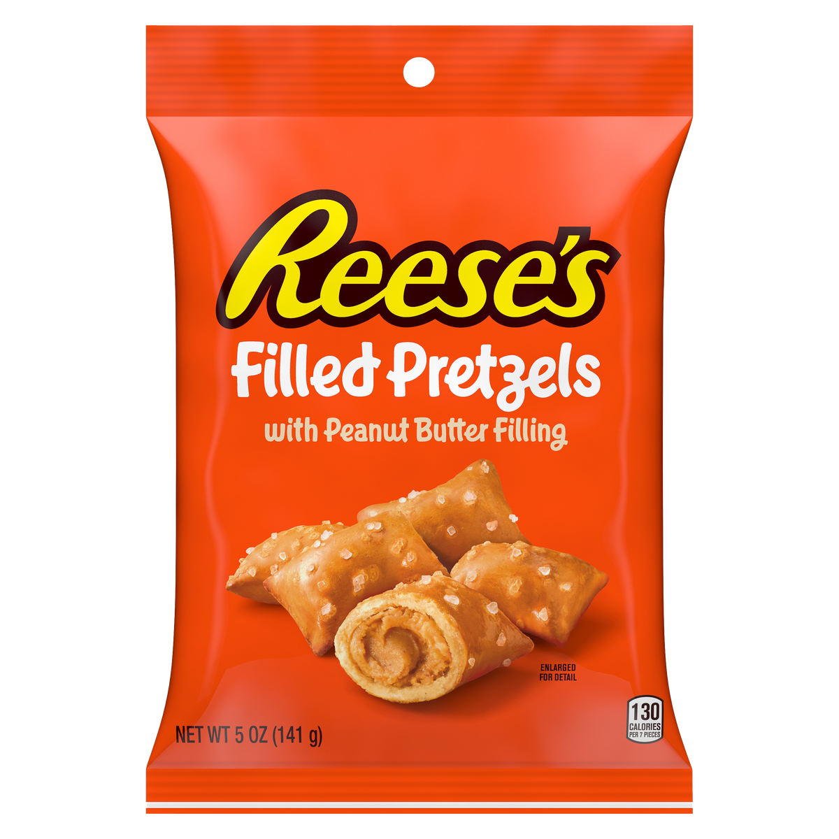 Reese’s Filled Pretzels with Peanut Butter Filling, 5 oz, 12 ct