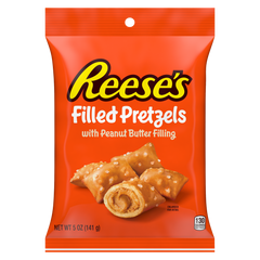 Reese’s Filled Pretzels with Peanut Butter Filling, 5 oz, 12 ct