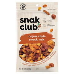 Snak Club Snack Mix, Cajun Style, 6.75 oz, 6 ct