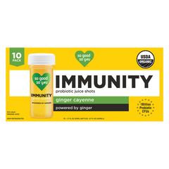 So Good So You Immunity Probiotic Juice Shots, Ginger Cayenne, 1.7 oz, 10 ct