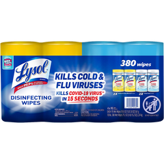 Lysol Disinfecting Wipes, Variety Pack, 380 Wipes