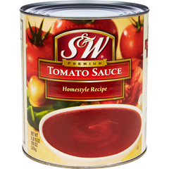 S&W Homestyle Tomato Sauce, #10 can, 6 lbs 10 oz