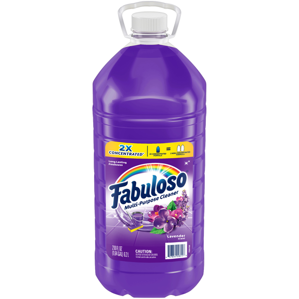 Fabuloso Multi-Purpose Cleaner, 2x Concentrated, Lavender Scent, 210 fl oz