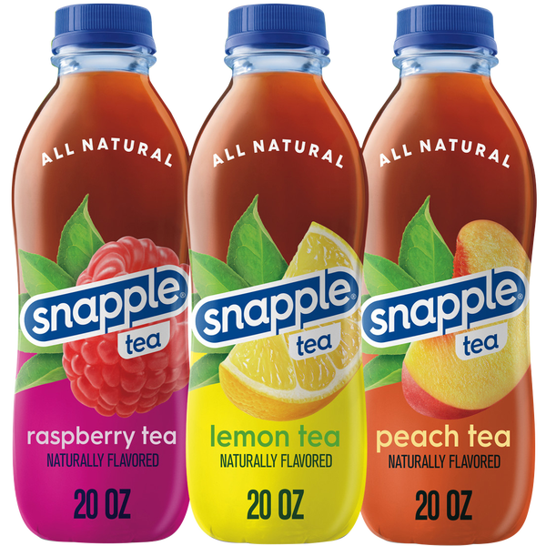 Snapple Tea, All Natural, Variety Pack, 20 fl oz, 24 ct