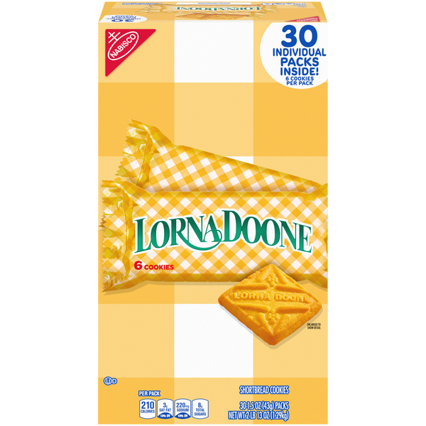 Lorna Doone Shortbread Cookies, 1.5 oz, 30 ct