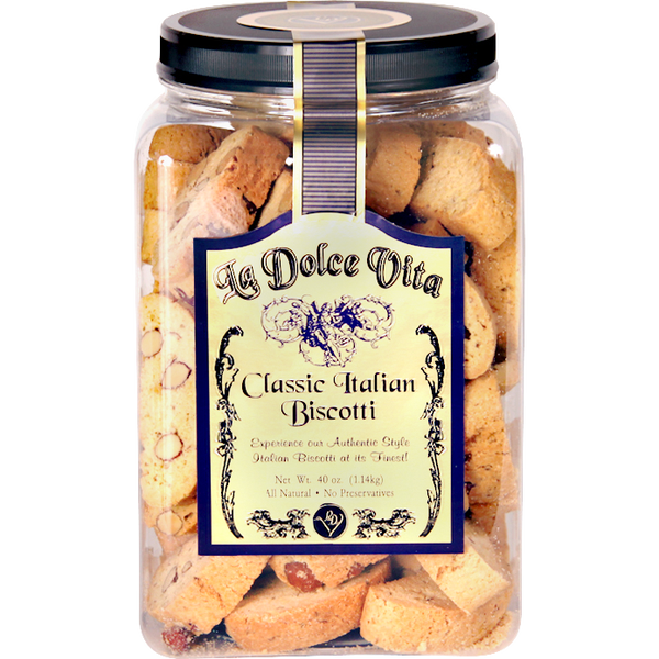 La Dolce Vita Classic Almond Biscotti, 40 oz