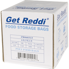 IBS Get Reddi Food Storage Bags, 3.5 Quart, 1000 ct