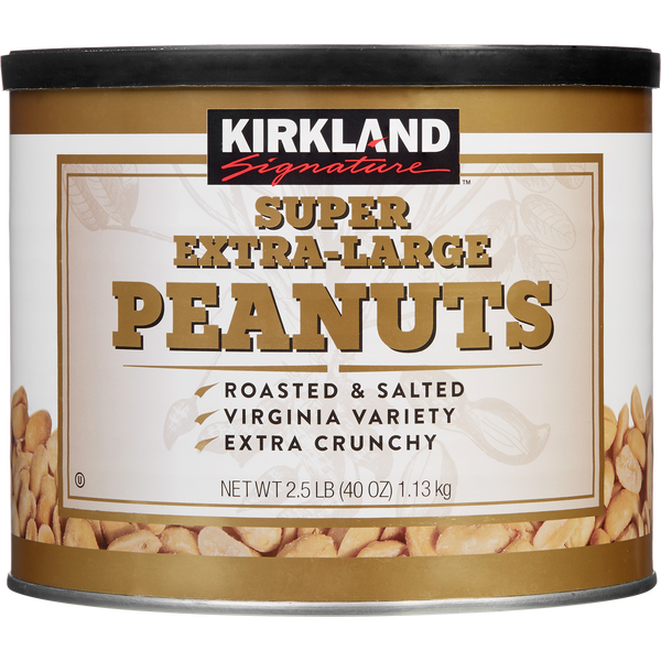 Kirkland Signature Super Extra-Large Peanuts, 2.5 lbs