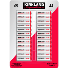 Kirkland Signature Alkaline AA Batteries, 48 ct