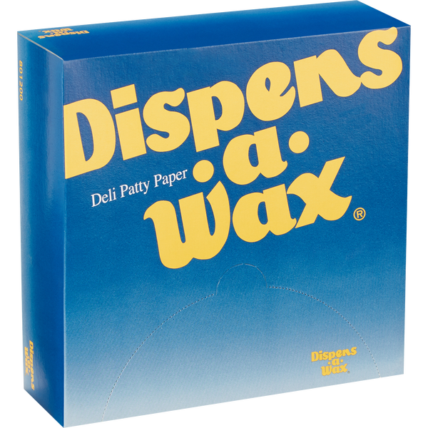 Dixie Dispens-A-Wax Deli Patty Paper, 6" x 6", White, 1000 ct