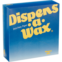 Dixie Dispens-A-Wax Deli Patty Paper, 6" x 6", White, 1000 ct