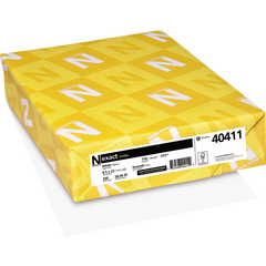 Neenah Exact Index Cardstock Paper, 94 Bright, 110 lb, White, 8-1/2" x 11", 250 Sheets