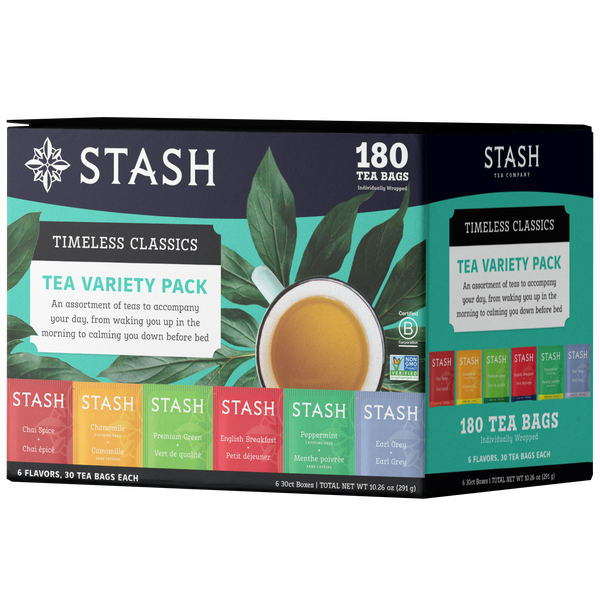 Stash Tea, Variety Pack, 180 bags