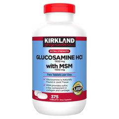 Kirkland Signature Glucosamine with MSM, 375 Tablets