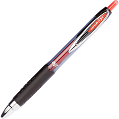 uni-ball 207 Vibrant Retractable Gel Pen, Medium Point 0.7mm, Red Ink, 12 ct