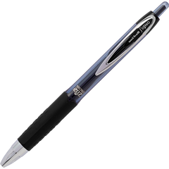 uni-ball Signo Micro 207 Retractable Gel Pen, Micro Point 0.5mm, Black Ink, 12 ct