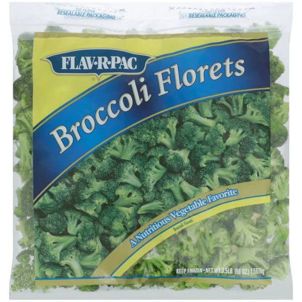 Flav-R-Pac Broccoli Florets, 3.5 lbs