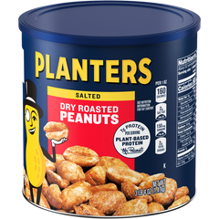 Planters Peanuts, Dry Roasted, 52 oz