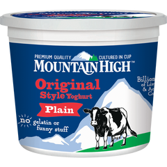 Mountain High Original Style Plain Yogurt, 64 oz