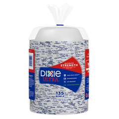 Dixie Ultra Paper Bowl, 20 oz, 135 ct