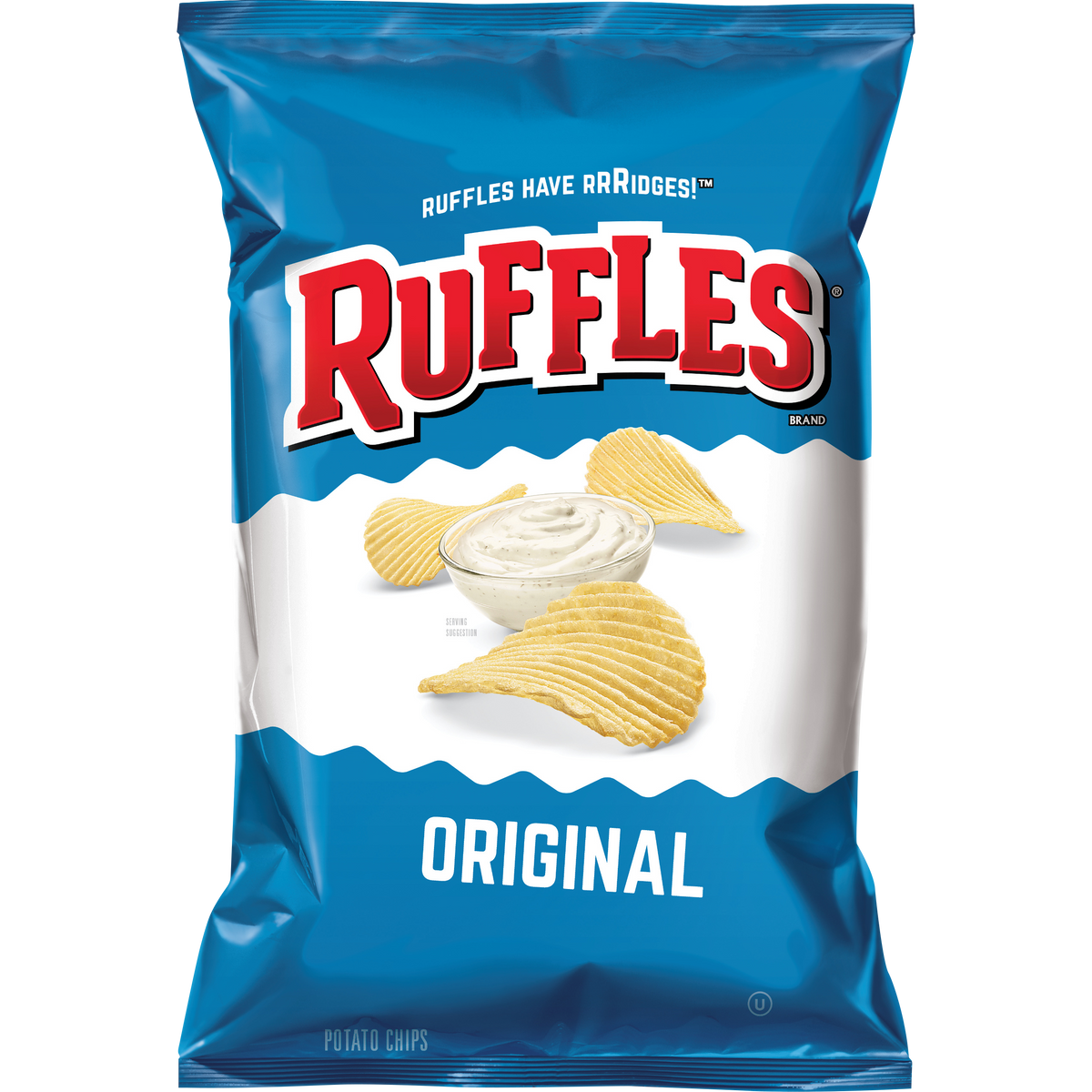 Ruffles Potato Chips, Original, 28 oz